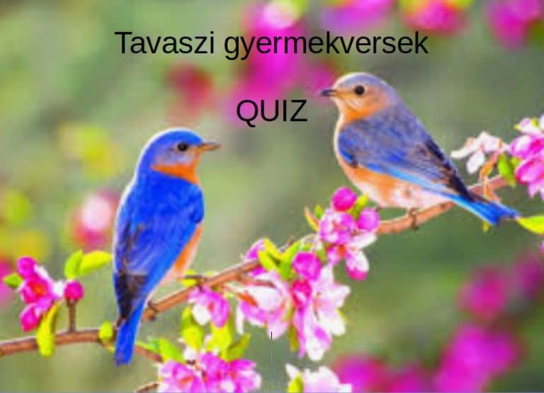 Tavaszi versek quiz