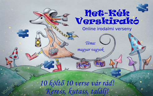 Jelentkezz a Net-Kék Verskirakó Online irodalmi versenyre!