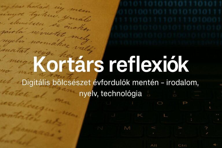 Új rovatot indítok Kortárs reflexiók címmel